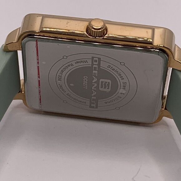 Oceanaut OC0277 Women's Green Rubber Analog Dial Quartz Wrist Watch YR129 - Picture 6 of 9